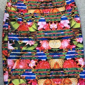 LuLaRoe Multicolor Floral Skirt